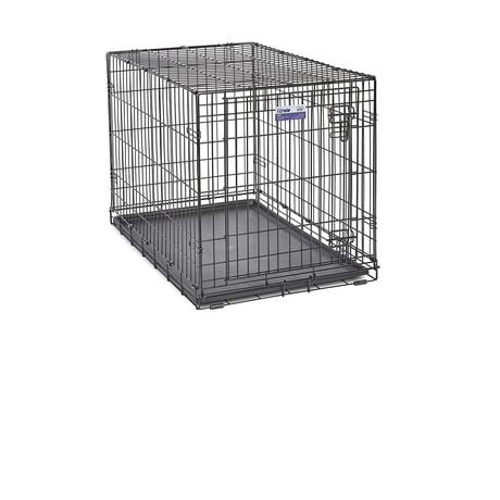 MidWest iCrate Folding Metal Dog Crate Black