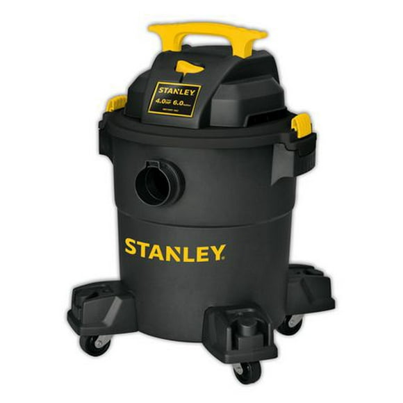 Stanley 6 Gallon Wet/Dry Vacuum, 4.0 Horsepower, 6.0 Gallon, 22.7L