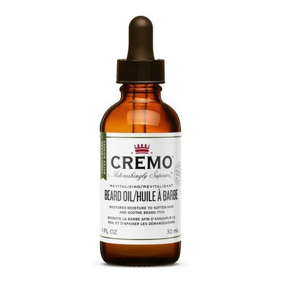 Cremo Beard Oil, Forest Blend - Restores Moisture, Softens And Reduces Beard Itch for All Lengths Of Facial Hair | Paraben Free | Dye Free | Cruelty Free, 30 ml (1 FL OZ)