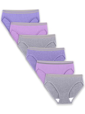 Jockey Women's Elance Breathe Brief - 3 Pack 10 Deep Plum/eden Lavender  Floral/digital Lavender : Target