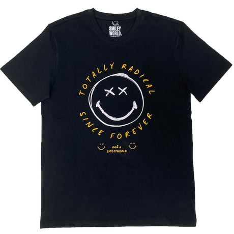 Men's licensed SmileyWorld® T shirt.