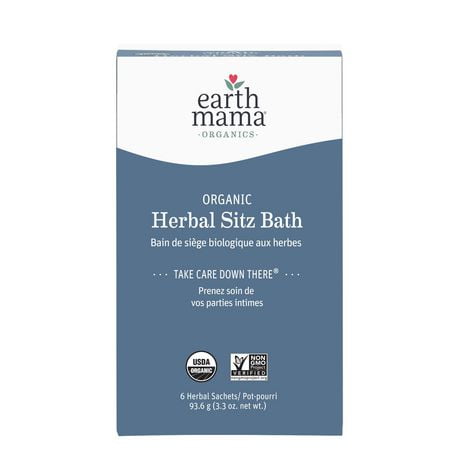Earth Mama Organics, Organic Herbal Sitz Bath, Soothing perineal compress