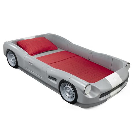 Lit Roadster de tout-petit à lit jumeau (rouge)