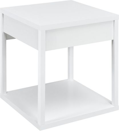 Parsons End Table with Drawer, Black | Walmart Canada