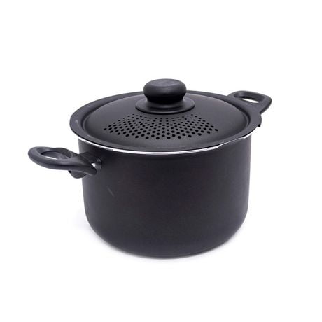 Starbasix 5.7L (6Qt) Stockpot w/Perforated Lid, with non-stick coating ...