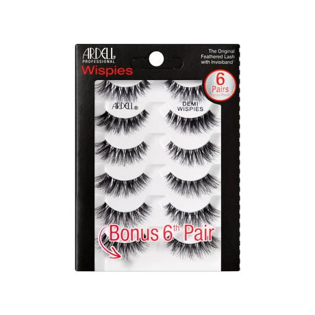 Ardell Multipack Demi Wispies - 6 Pairs, Demi Wispies - 6 Pairs