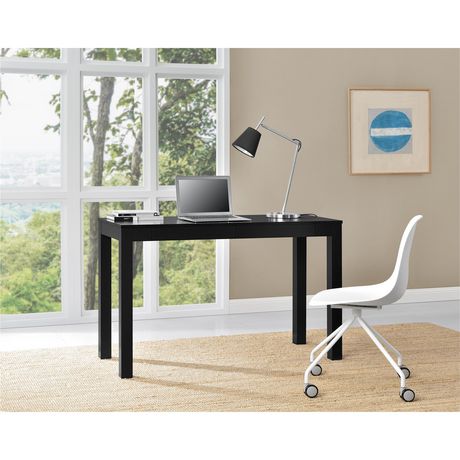 Dhp Large Parsons Desk With 2 Drawers Gray Walmart Canada