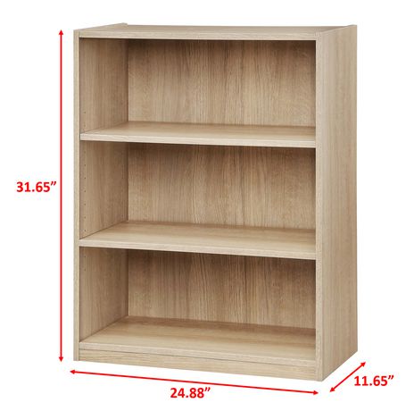 Mainstays 3 Shelf Bookcase True Black, How To Put A Mainstays 5 Shelf Bookcase Instructions