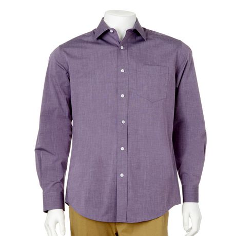 George Men's Wrinkle Resistant Dress Shirt | Walmart Canada