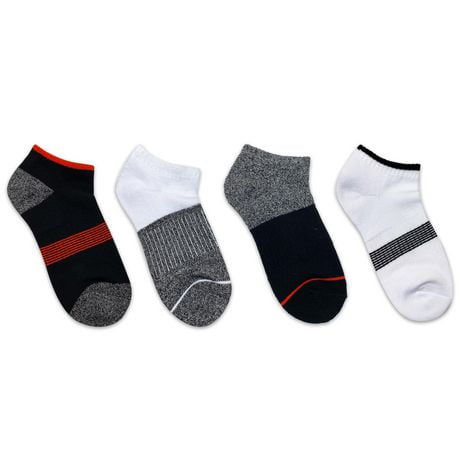 Growing Socks by Peds® 4pk Chaussettes pour Garcons Tailles : P-M & M-G