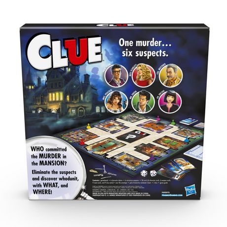 Hasbro Clue Board Game | Walmart Canada