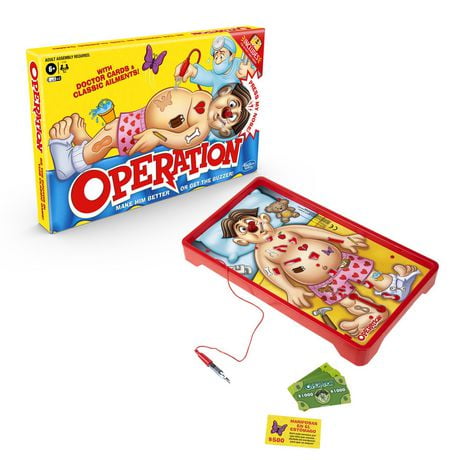 Operation Board Game - Includes Coloring and Activity Sheet | Walmart ...