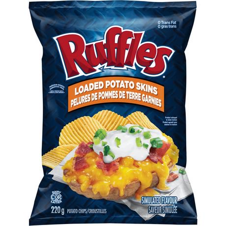 Ruffles Loaded Potato Skins Potato Chip | Walmart Canada