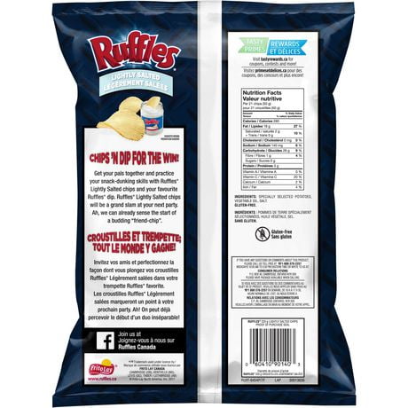 Ruffles Lightly Salted Potato Chips | Walmart Canada