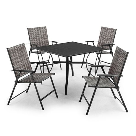 mainstays wicker dining set