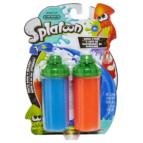 Nintendo Splatoon Refill Blue/Orange - Walmart.ca