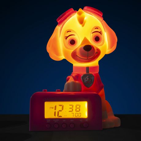 Paw Patrol 'Skye' Night Light Alarm Clock Other Toys & Toys & Games