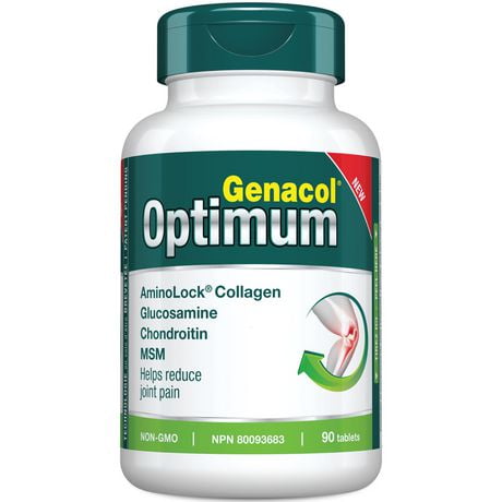 Genacol® Optimum -  Collagène Aminolock®, Glucosamine, Chondroitin & MSM 90 comprimés