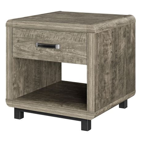 Eastlin End Table Weathered Oak Walmart Canada