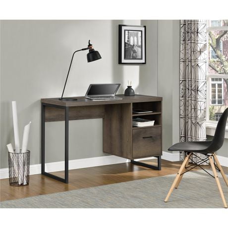 Ameriwood Candon Desk, Medium Brown | Walmart Canada