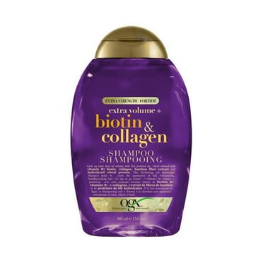 OGX Biotin & Collagen Extra Strength Volumizing Shampoo, 385 ml