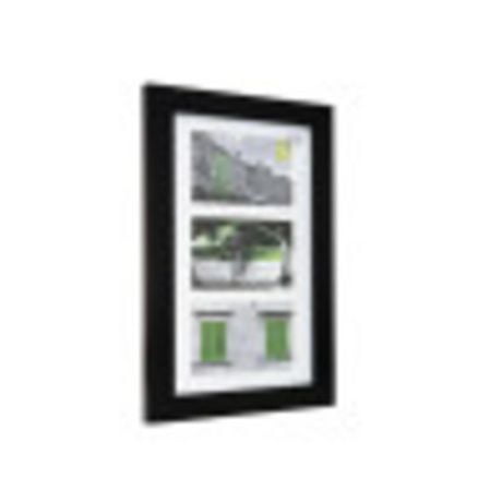 Kiera Grace Classic Langford Wooden Picture Frame, 8" x 14", Black