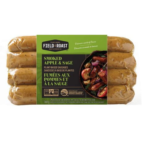 Field Roast Smoked Apple & Sage Plant-Based Sausages, 368 g