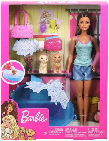 barbie puppy playset