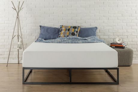 Metal Bed Frame Mattress Foundation, Zinus 5 Inch Wood Bed Frame