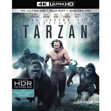 La Légende De Tarzan (4K Ultra HD + Blu-ray + HD Numérique) (Bilingue)