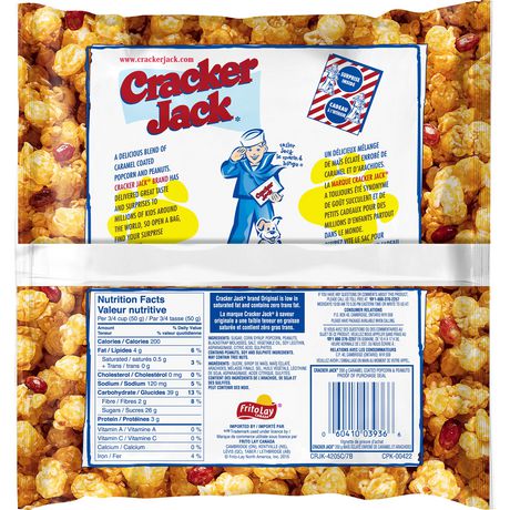 Cracker Jack Original Caramel Coated Popcorn & Peanuts | Walmart Canada