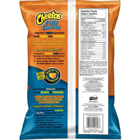 Cheetos Puffs Cheese Flavoured Snacks | Walmart Canada