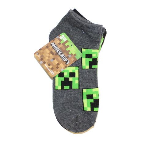 3 paires de chaussettes Minecraft tailles 11-2, 3-6