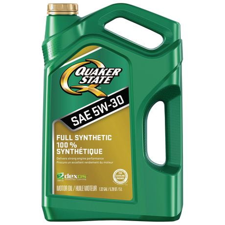 Quaker State Full Synthetic 5W-30 Motor Oil 5L, QS Synthetic 5W-30 5L