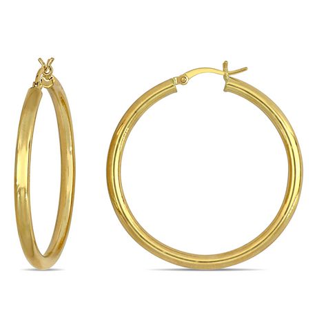 14K or jaune satin Cross Dangle rein Wire Boucles d'oreilles fabricants Standard prix de détail $189 