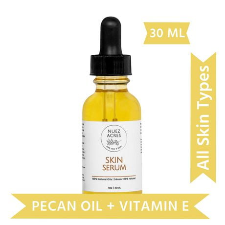 Nuez Acres Skin Firming Day Serum With Vitamin E and Pecan Oil; 30ml, Firm & Rejuvenate your skin while enjoying 24hr hydration with Nuez Acres Vitamin E & Pecan Oil Day Serum.
