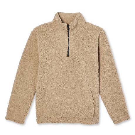 George Boys' Half-Zip Sherpa Pullover | Walmart Canada