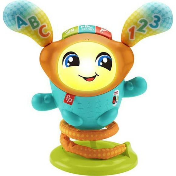 Fisher-Price DJ Bouncin’ Beats, Baby Musical Toy – English & French Version, Ages 9-36M