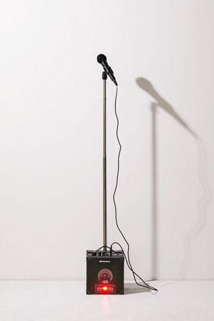 polaroid party karaoke speaker with microphone