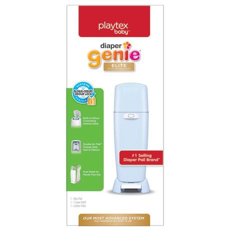 Poubelle à couches Diaper Genie Elite Avec de pince bloque-odeur