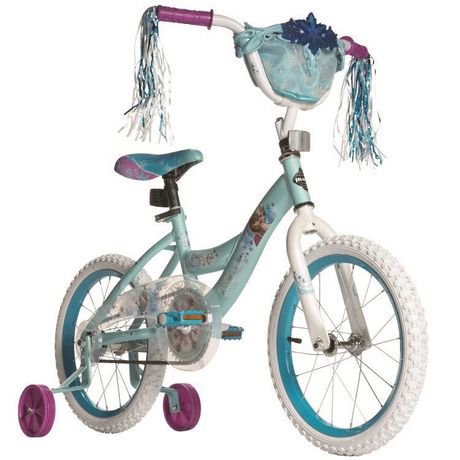 16 inch frozen bike with training wheels