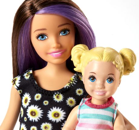 barbie skipper purple hair