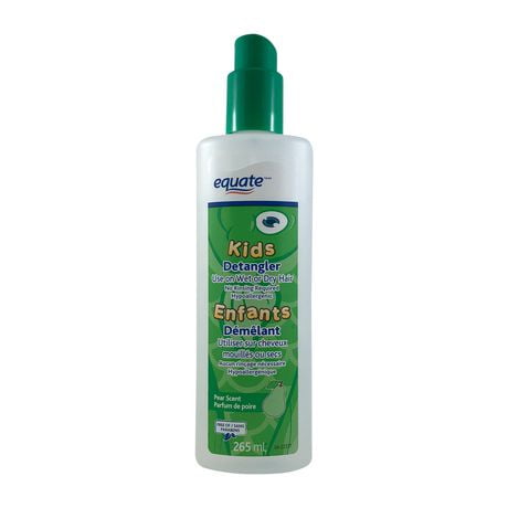 Equate Kids Pear Detangler Spray, 265mL, Detangler Spray, 265mL