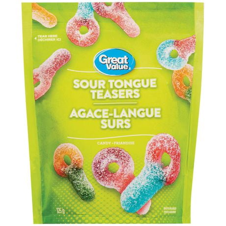 Great Value Sour Tongue Teasers Candy, 125 g