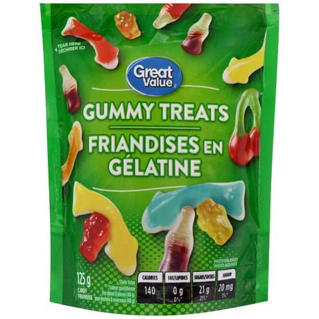 Great Value Gummy Treats, 125 g