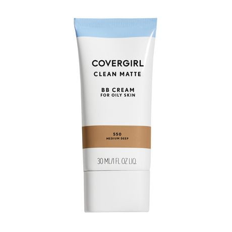 COVERGIRL Clean Matte BB Cream, Oil-Free, Long-Lasting, Sensitive Skin, Lightweight, 100% Cruelty-Free, Oil-Free BB Cream