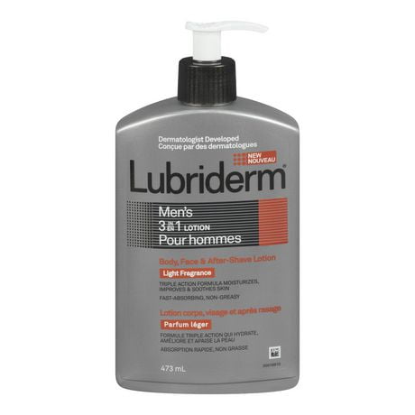 LubridermMD Lotion 3-en-1 pour hommes Men's 3-IN-1MD