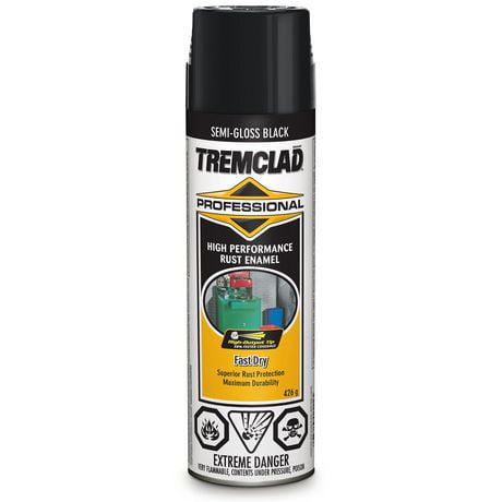 TREMCLAD® Professional Rust Enamel Semi-Gloss Black, 426g
