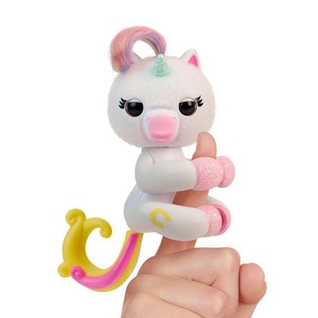 Fingerlings Interactive Baby Unicorn Lulu, 70+ Sounds & Reactions, Heart Lights Up, Ages 5+