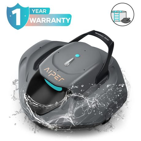 Aiper SG 800B Cordless Robotic Pool Cleaner for Flat Above Ground Pools up to 860sq.ft, Automatic Pool Vacuum